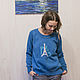 Пуловер из альпаки "Париж". Пуловеры. Лариса Ив. Интернет-магазин Ярмарка Мастеров.  Фото №2