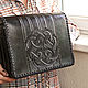 Leather bag 'Briefcase A4' - black. Brief case. schwanzchen. My Livemaster. Фото №5