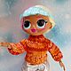 Variegated sweater for doll Lol omg. Clothes for dolls. Милые вещи для кукол. Online shopping on My Livemaster.  Фото №2