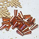 Beads 12/6 mm Orange rainbow coating 1 piece, Beads1, Solikamsk,  Фото №1