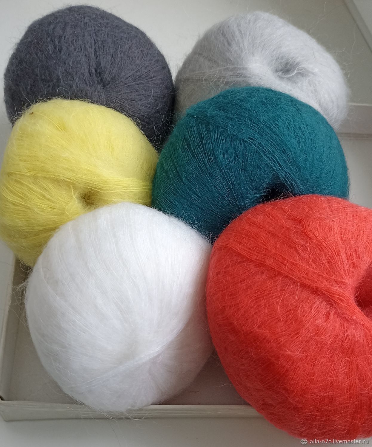 Baby Super Kid mohair Escafil мотки купить в интернет-магазине Ярмарка ...