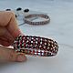 Заказать  Гранатовое сияние. Jewelry fashion. Ярмарка Мастеров. . Браслет жесткий Фото №3