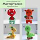 MK fruit dinosaurs - not a collection - 4 options, hook, Knitting patterns, Arkhangelsk,  Фото №1
