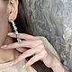 Винтаж: Серьги Graff из серебра. Серьги винтажные. silver-store. Ярмарка Мастеров.  Фото №4