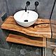 Countertop for bathroom. Furniture for baths. Mitkin_workshop. My Livemaster. Фото №4