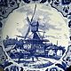 Винтаж: Тарелка коллекционная настенная винтажная: Delft. Тарелки винтажные. Антиквариат & Винтаж. Интернет-магазин Ярмарка Мастеров.  Фото №2