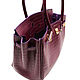 Кожаная сумка, модель "Биркин". Классическая сумка. Кожатерия / Leather Terra. Ярмарка Мастеров.  Фото №5