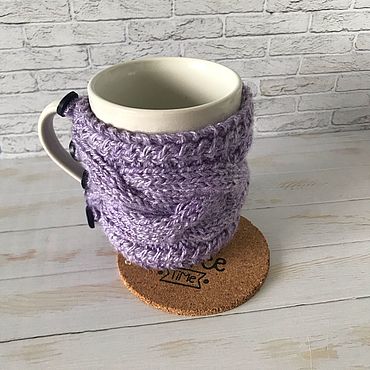 Посуда ручной работы. Ярмарка Мастеров - ручная работа Кружка в свитере. Handmade.