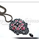 Soutache set 'Ashes of roses'. Jewelry Sets. Soutache necklaces and accessories. Online shopping on My Livemaster.  Фото №2