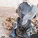Ниночка) тедди мишка джинса синий хлопок teddy. Мишки Тедди. Sava Dama. Ярмарка Мастеров.  Фото №6