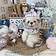 Тедди мишка — Коллекционная интерьерная игрушка ручной работы, teddy. Мишки Тедди. handmade_toys.lab | Добрые тедди. Ярмарка Мастеров.  Фото №4