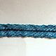 Order Braided bracelet of beads of blue colors. Bijoudelice. Livemaster. . Braided bracelet Фото №3