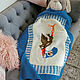 Order Baby blanket for a newborn ' Stork brought US a BOY». Petelka. Livemaster. . Gifts for newborns Фото №3