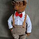 Медведь Илья в стиле Тедди. Мишки Тедди. Teddy&Dolls Интерьерные куклы и тедди. Интернет-магазин Ярмарка Мастеров.  Фото №2