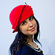 hat Cloche 'scarlet rose'. Hats1. EDIS | дизайнерские шляпы Наталии Эдис. My Livemaster. Фото №6