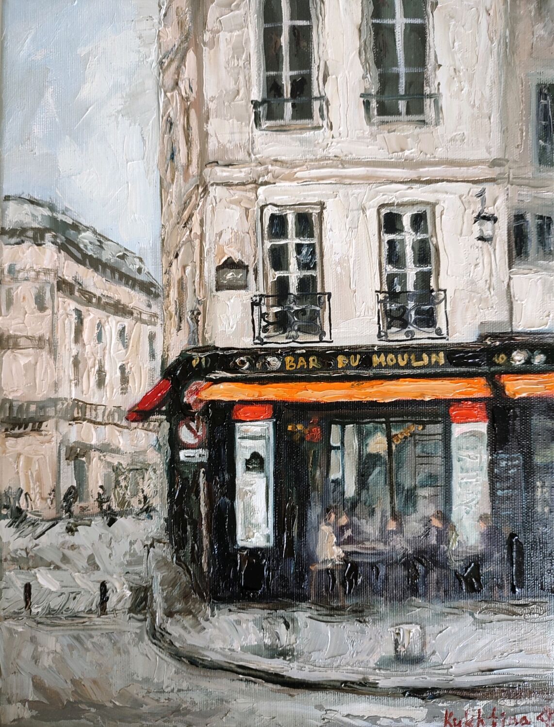 парижское кафе репина
