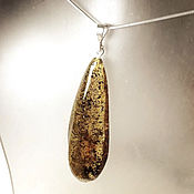 Украшения handmade. Livemaster - original item Large pendant made of natural Baltic amber(505). Handmade.