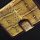 Order Women's wallet made of snake skin, coin holder on the clasp IMI0007Y. CrocShop. Livemaster. . Wallets Фото №3