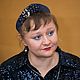 Кокошник синий Красавица. Кокошники. Короны от OLGA IGNATEVA. Ярмарка Мастеров.  Фото №5
