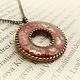 Stylish pendant 'Honorary Circle' Jewelry resin. Pendants. AllaLu Design. Online shopping on My Livemaster.  Фото №2