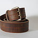 Wide officer's belt 5cm width 4 mm thickness, Straps, Penza,  Фото №1