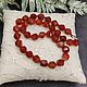 Order Wonderful beads made of natural carnelian stones. naturalkavni. Livemaster. . Necklace Фото №3