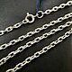 Chain 50 cm Anchor Faceted Silver (0801S080), Chain, Chelyabinsk,  Фото №1