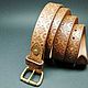 Women's leather belt, Straps, Dmitriev-Lgovskiy,  Фото №1