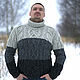  свитер твидовый "Стефан". Свитеры мужские. KnitStyle Assorti077. Ярмарка Мастеров.  Фото №4