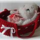  Зайка в люльке. Мягкие игрушки. Аушева Алла. Добрые игрушки.. Интернет-магазин Ярмарка Мастеров.  Фото №2