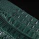 Кошелек-клатч женский из кожи крокодила IMA0007VG2. Кошельки. CrocShop товары из экзотической кожи. Ярмарка Мастеров.  Фото №8