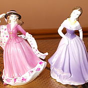 Винтаж handmade. Livemaster - original item vintage Souvenirs: Porcelain figurines of girls. Handmade.