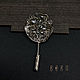 Silver brooch 'Fantasy', Stick pin, St. Petersburg,  Фото №1
