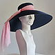 Шляпа летняя "Леди Грейс". Шляпы. Hats by 'Ariadne's thread' Atelier. Ярмарка Мастеров.  Фото №6