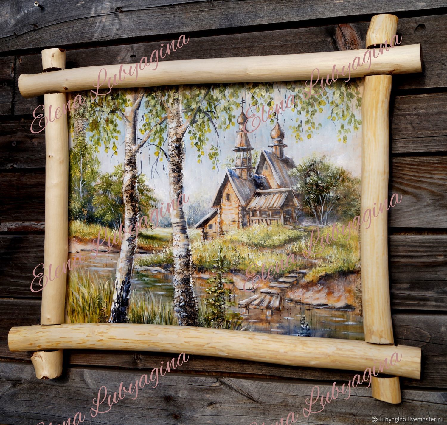 Картины на бересте