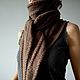 Bacchus with braids of wool with Alpaca 'brown'. Shawls. Orlova A. My Livemaster. Фото №4