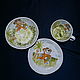 Order A set of handmade porcelain tableware. Lana K art. Livemaster. . Children\'s tableware Фото №3