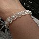 Winter Fairy Tale bracelet Natural pearls in pearl beads. Bead bracelet. Rimliana - the breath of the nature (Rimliana). My Livemaster. Фото №4