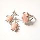 Серьги с розовым опалом. Серьги классические. Newstylejewelry. Ярмарка Мастеров.  Фото №6