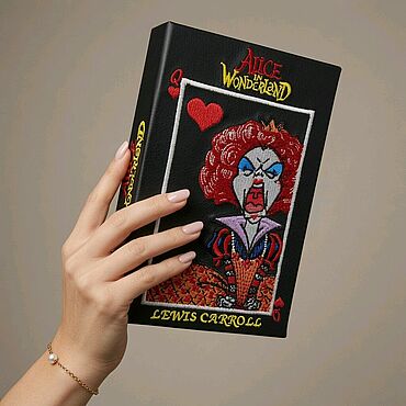 Сумки ручной работы. Ярмарка Мастеров - ручная работа Клатч-книга "Алиса в стране чудес". Handmade.