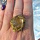 Ring 'Goldilocks' with rutile quartz. Ring. SELENA. My Livemaster. Фото №5