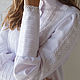 Блузка из хлопка в Викторианском стиле. Блузки. Анна-Лиза (Мода вне времени ТМ). Ярмарка Мастеров.  Фото №4
