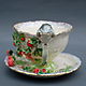 teacups: MALINKA. Single Tea Sets. Mila. Online shopping on My Livemaster.  Фото №2