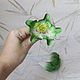Лепестки бело-зеленые загнутые My Thai Малбери флористика из Таиланда
