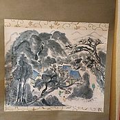 Винтаж handmade. Livemaster - original item A scroll of Chinese painting Guohua beginning of the 20th century. Handmade.