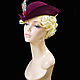 Mini Tricorn Cherry. Hats1. Novozhilova Hats. My Livemaster. Фото №4