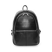 Сумки и аксессуары handmade. Livemaster - original item Backpacks: Backpack Women`s Leather Black Mavis Mod. R. 43-711. Handmade.