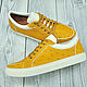Order Sneakers made of genuine ostrich leather, in yellow. SHOES&BAGS. Livemaster. . Training shoes Фото №3