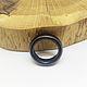 Order 17.25 Black Obsidian Ring (kco1725). Selberiya shop. Livemaster. . Rings Фото №3