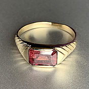 Украшения handmade. Livemaster - original item 2,09ct Natural Unprocessed Ruby in a 585 gold ring. Handmade.